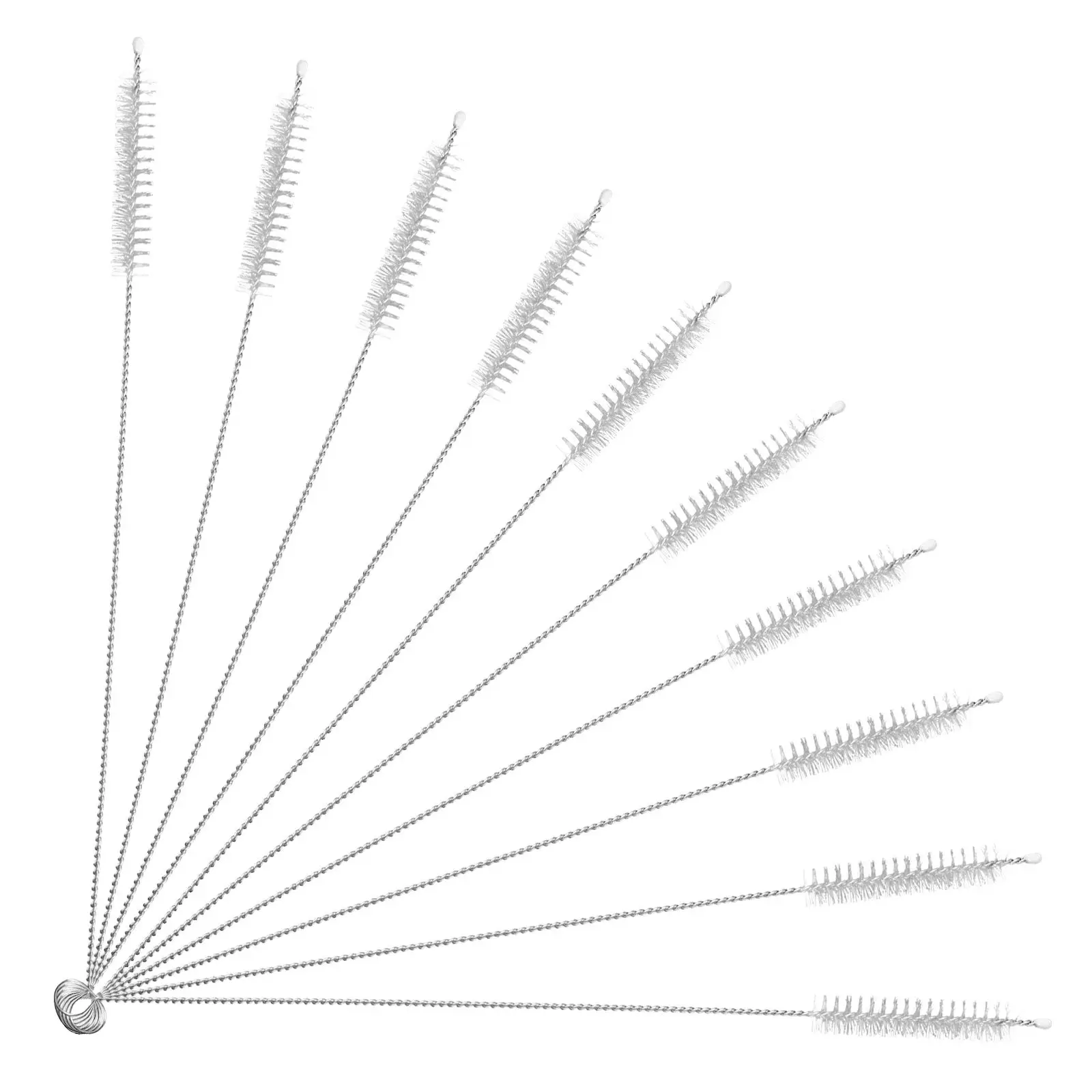 

Набор из 10 нейлоновых щеток для чистки труб, инструмент для прочистки вентиляционных и дренажных труб, щетка для удаления засоров, очиститель для труб