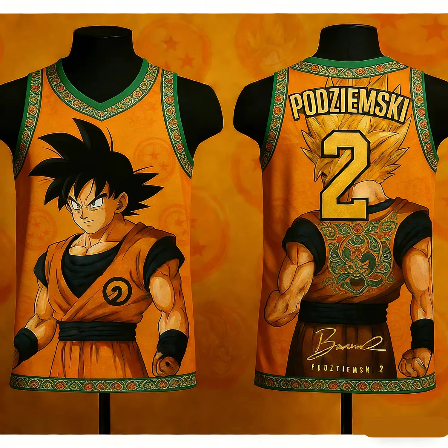 2026 Neue Japanische Anime "Dragon Ball Z" Sonderedition Basketball-Trikots für Herren-Freizeitkleidung und Kinder-Basketball-Trikots