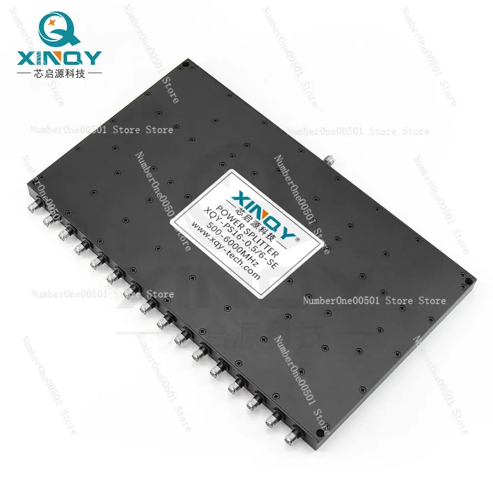 XINQY 500-6000MHz microstrip power splitter 0.5-6G SMA female 1-point 16-channel combiner