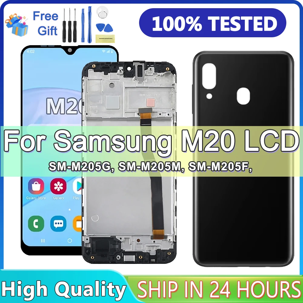 

For SAMSUNG M20 2019 LCD Display Touch Screen Digitizer Assembly For Samsung M205 SM-M205 M205F Display Replacement part