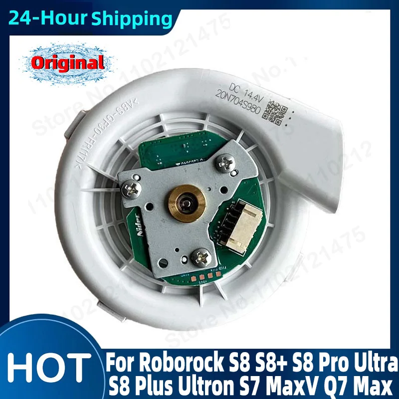 

Original S8 Fan Engine Motor Module For Roborock S8 Pro Ultra S8 PLUS Ultron S8+ Q7 Max S7 MaxV Vacuum Parts 6000Pa 20N704S980