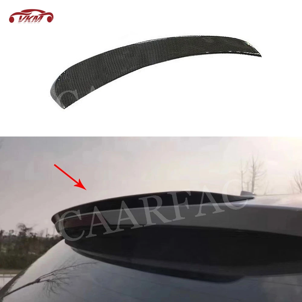 Carbon Fiber Rear Roof Spoiler Tail Wings For BMW X5 X5M F15 28i 35i SUV 2015-2018 FRP middle Trunk Boot Spoiler Car Styling