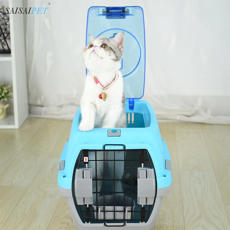 Puppy Dog Air Plane Transport Box Breathable Pet Cat Dog Travel Carrier Classic Box For Cats And Small Dogs Pet Cat Cage