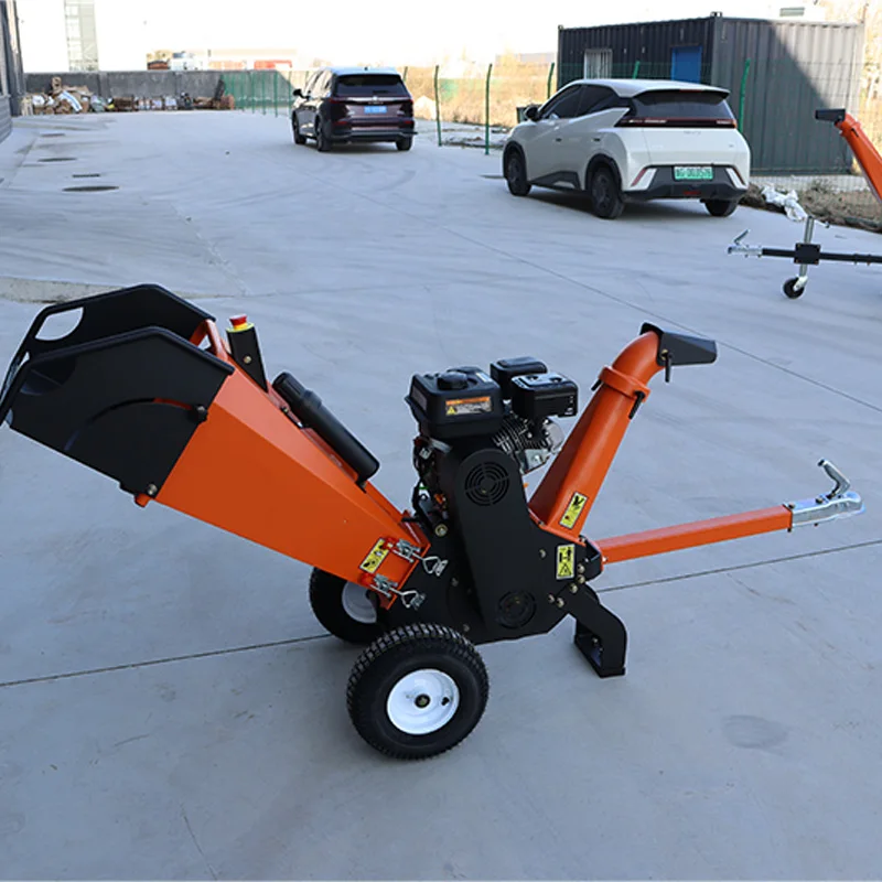 7HP  Powered Wood Chipper GS100 100mm Drum Branch Shredder 115kg Lightweight for Estate Management