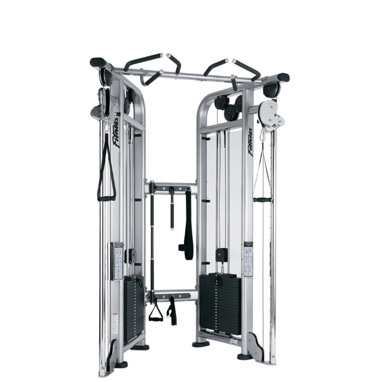 Máquina de ejercicios cruzados con cable resistente multifunción de doble polea de alta calidad