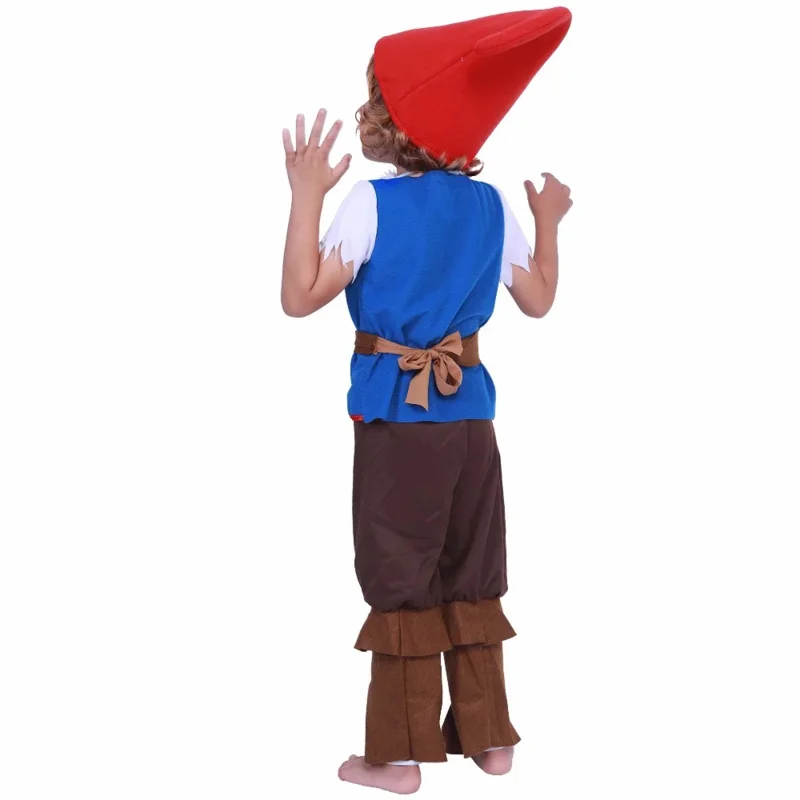 Fairy Tale Seven Dwarfs Kids Cosplay Costume Christmas Holiday Elf New Year Boys Girls Suits