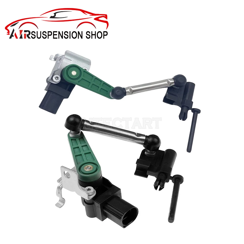 2 個フロント左 + 右高さレベルセンサーポルシェカイエン 958 2011-2018 7P0616213 95834107500 7P0616214 95834107600、4 ピン