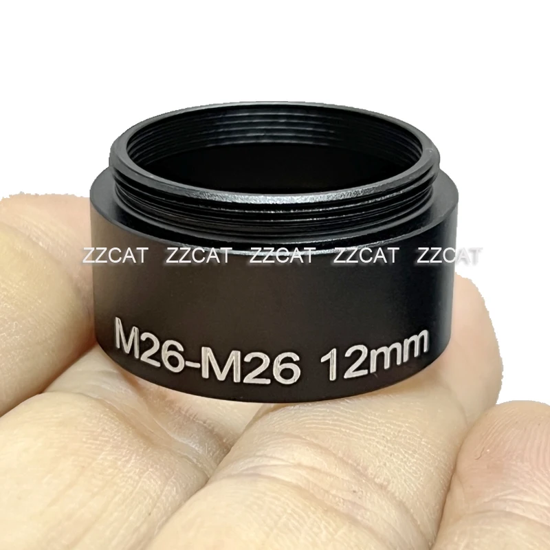 M26 Microscope Objective Lens Adapter Ring M26 x 0.706 Lenses Extender Adaptor for Mitutoyo Microscope