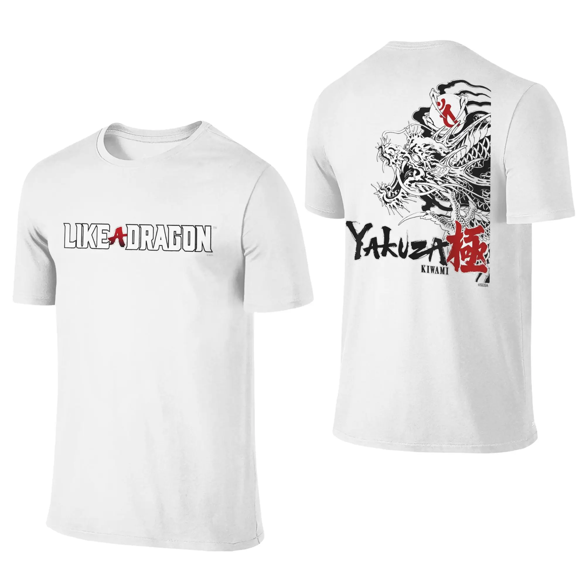 Camiseta Like a Dragon & Yakuza Kiwami para hombre y mujer, camiseta de juego japonés, camisetas de manga corta con cuello redondo, ropa de regalo de algodón de 2 caras