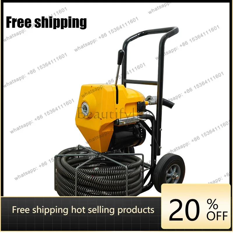 Factory Direct AN200A/B professional grade dynamic and efficient dredging machine electric sewer pipe cleaning machine