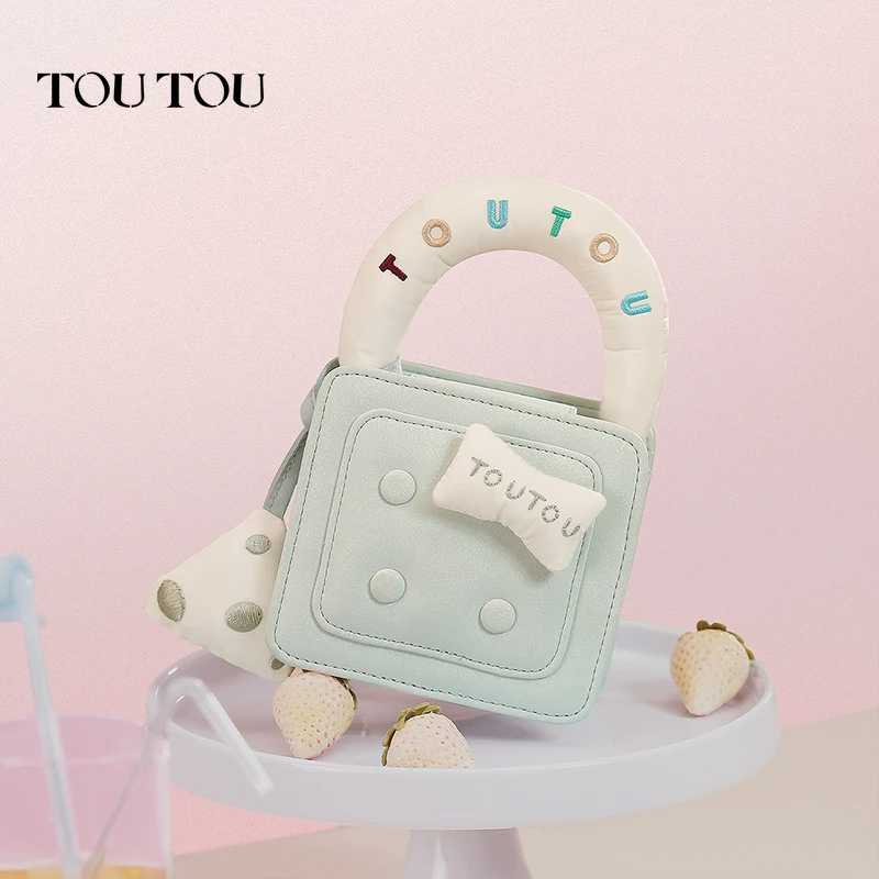 

TOUTOU женская сумка оригинальный дизайнерский бренд мини милая вафельная сумка сладкий пончик сумка через плечо на одно плечо обратно в школу подарок