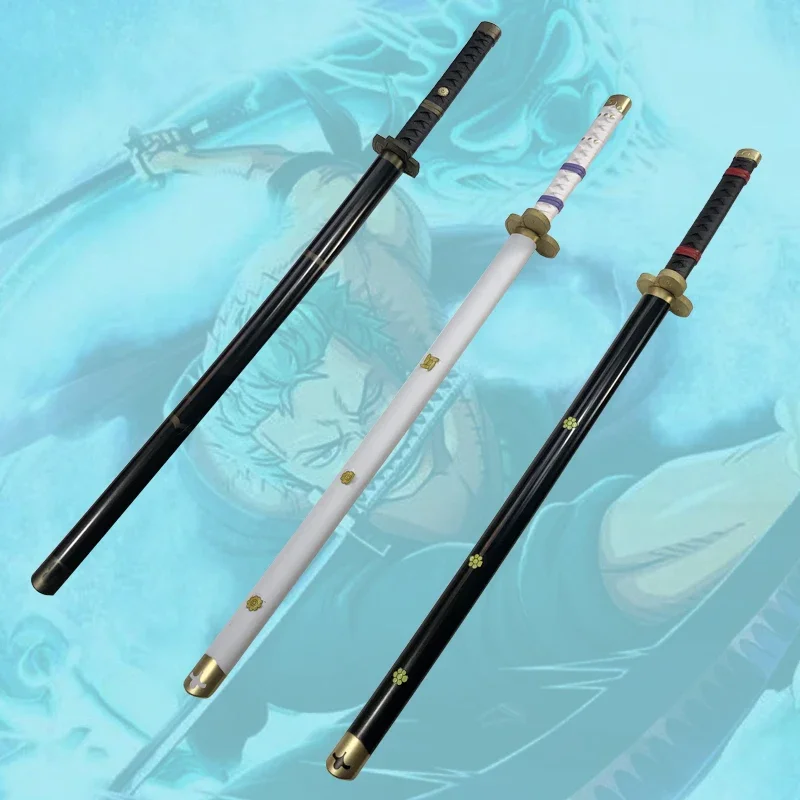 Espada de Cosplay Zoro de 104cm, Kozuki, Oden, Yamato, espada púrpura, samurái, Katana, arma, cuchillo de seguridad, juguete de PU, regalo