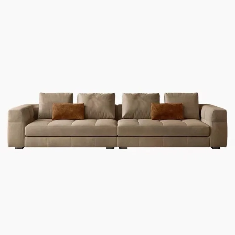 

Modern, simple, cotton and linen, sofa, light luxury, straight row