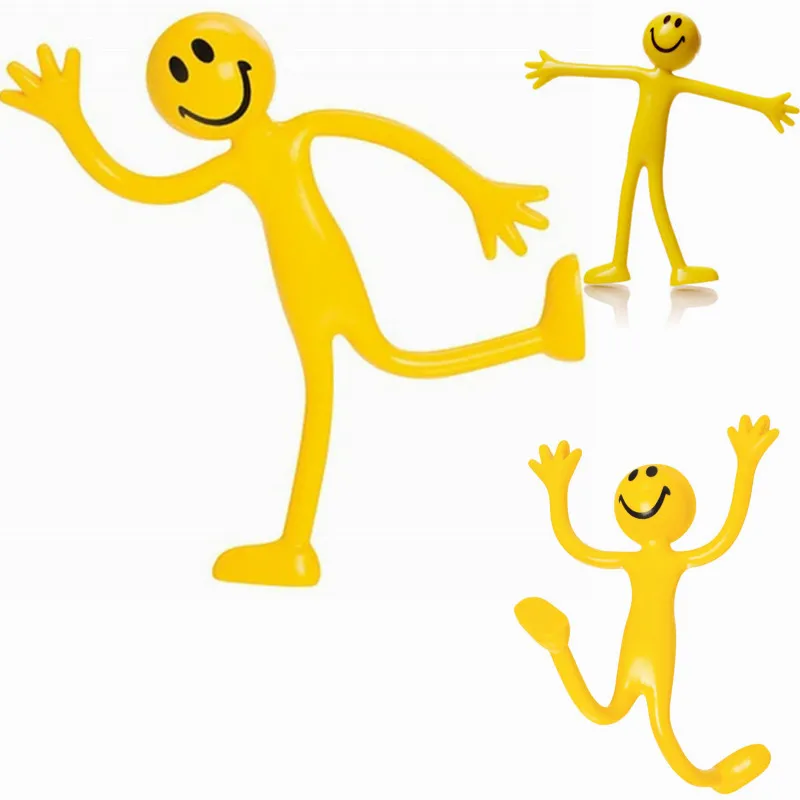 

Kids Toy Boys Girls Novelty Toy Gifts Smiley Face Bendy Man Funny Gadgets Niños Regalos Antistress Adults Zabawki Objet Insolite