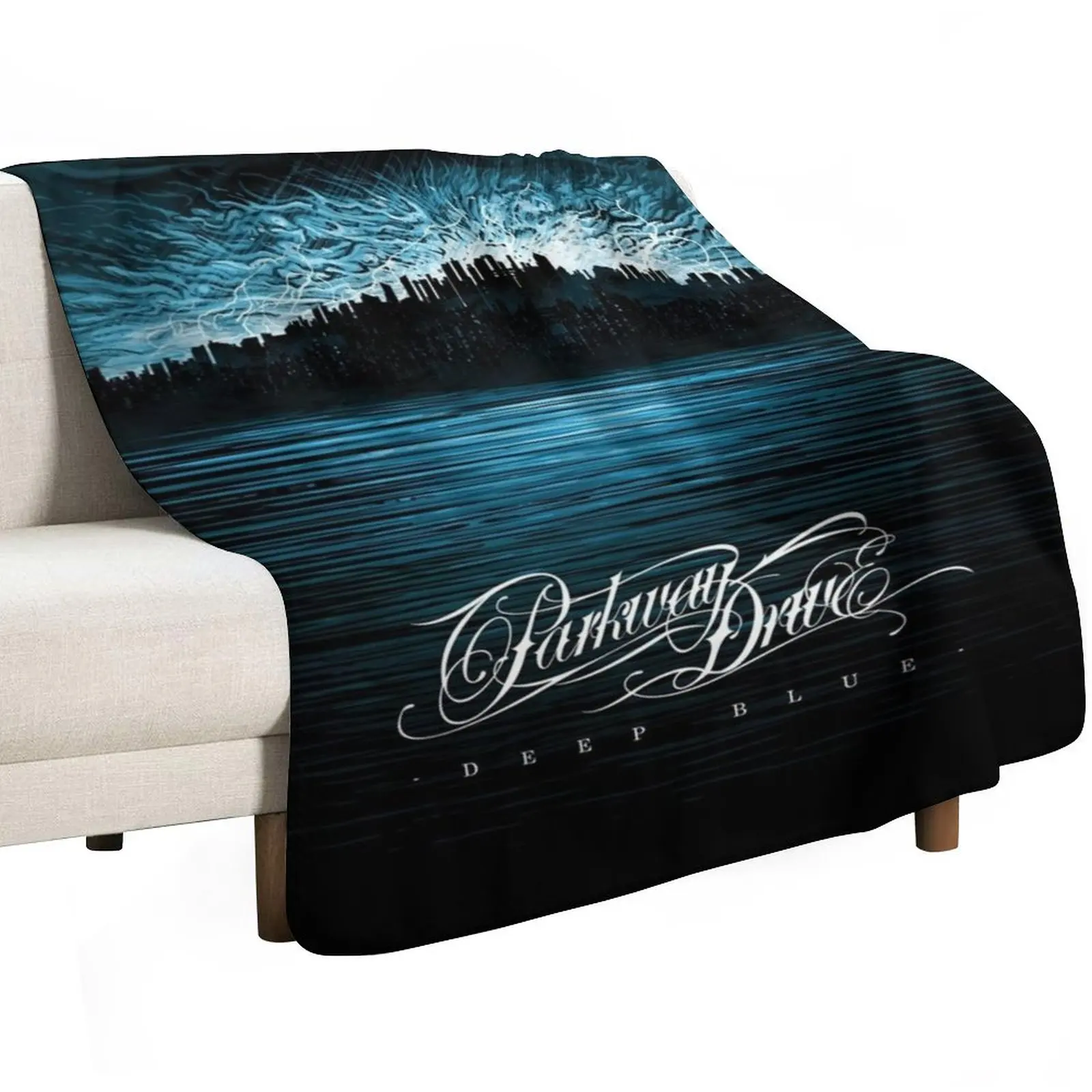 Parkway Drive deep blue Throw Blanket heavy to sleep Thermals For Travel bed plaid for babies Decoratives Furry Blankets