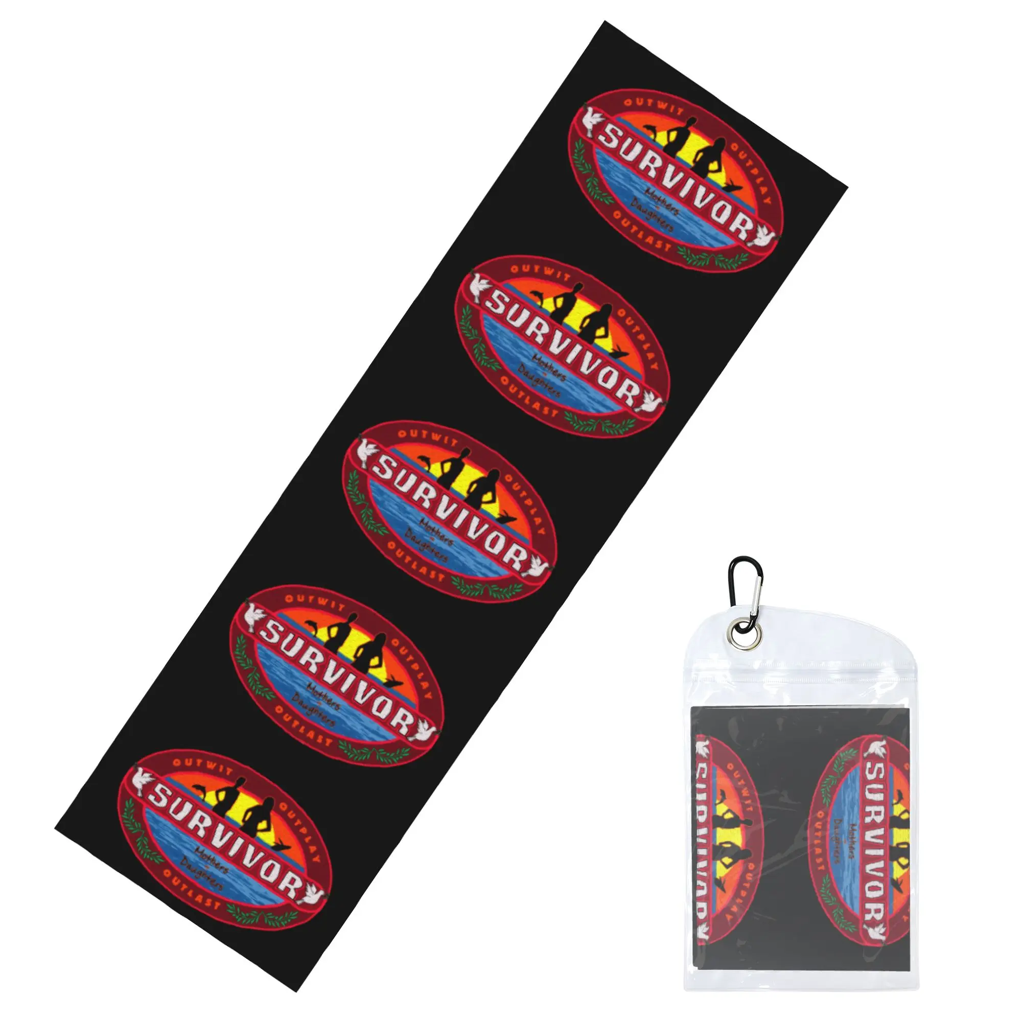 Survivor Logo Cold Exercise Towel Quick Drying Face Towel  Sports Towels