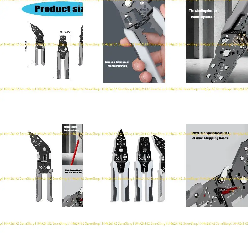 

Q2Q4 Precisions Crimping Pliers Tool For Terminal Connectors Wire Stripping Function