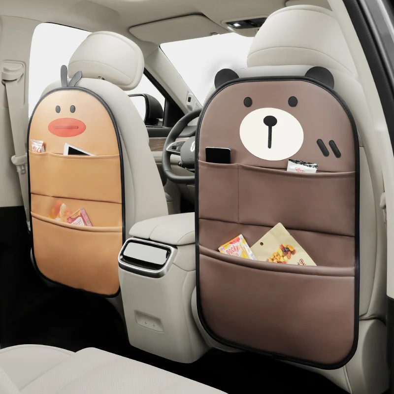 Car anti-kick pad back car rear child anti-dirty storage bag hanging bag protection pad back seat general anti-wear pad