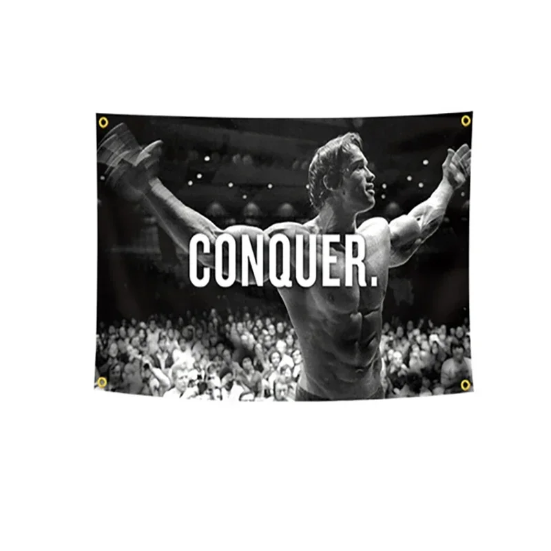 90x150cm Power House Flag Polyester Printed GYM  Banner For Decor