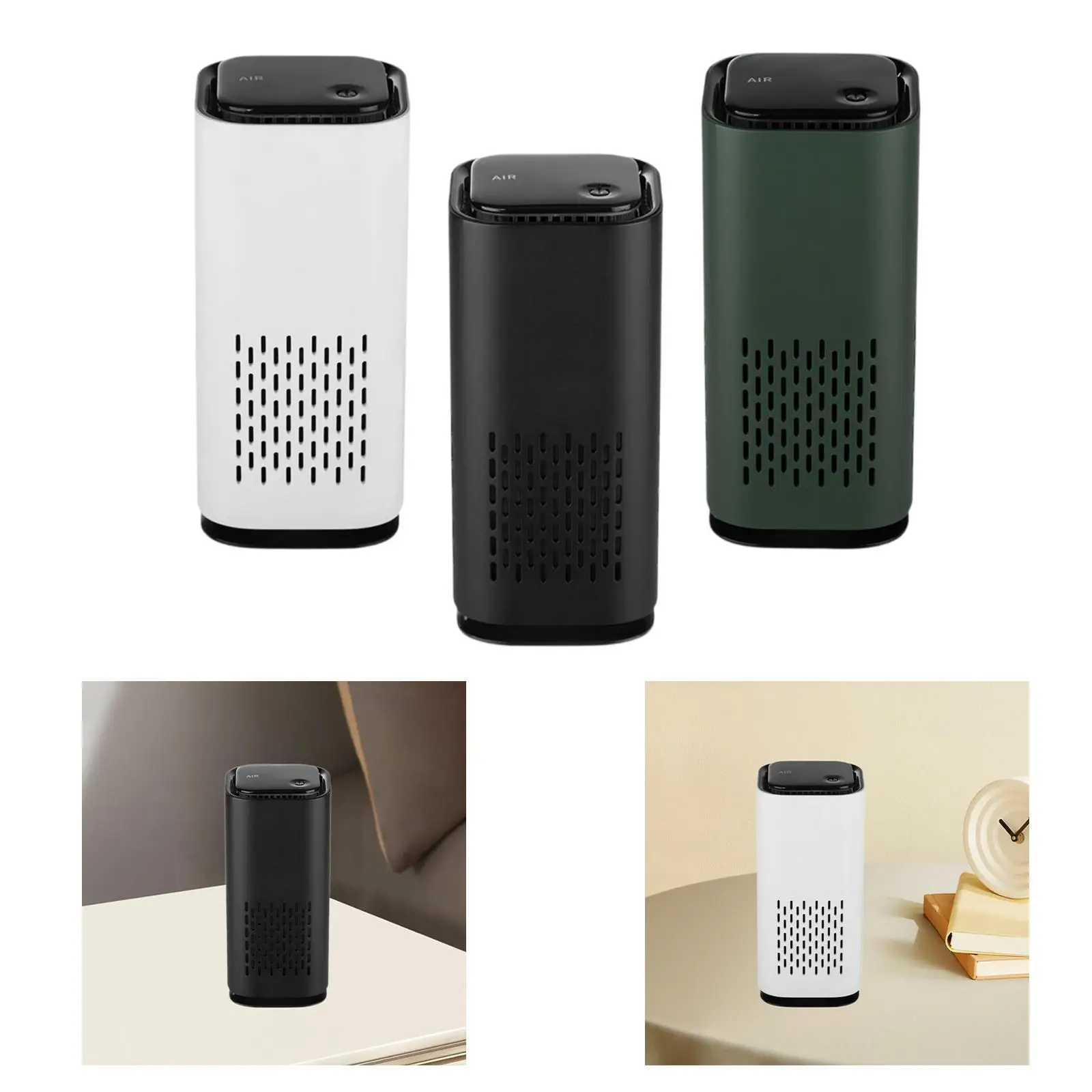 Air Purifier High Performance Simple Operation 360 Degree Air Intake Pet Air Purifier for Hotel Desktop Bathroom Dust Indoor