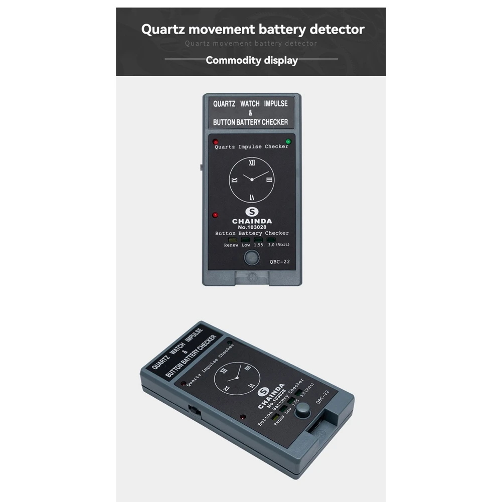 M11kquartz Movement Watch Tester Forbutton Battery Tester Quartz Watch Movement Impulse Detector Watchmaker Repair Supply Tool