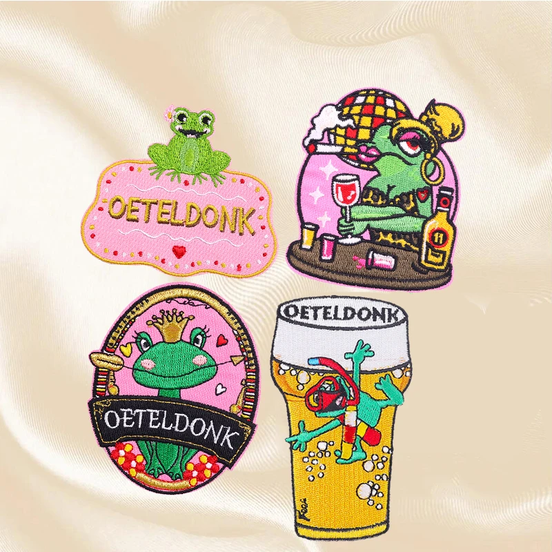 2-5 Stuks Set Nederland Oeteldonk Embleem Borduren Patch Op Kleding Jassen Carnaval Voor Nederland Ijzer Op Patches voor Kleding