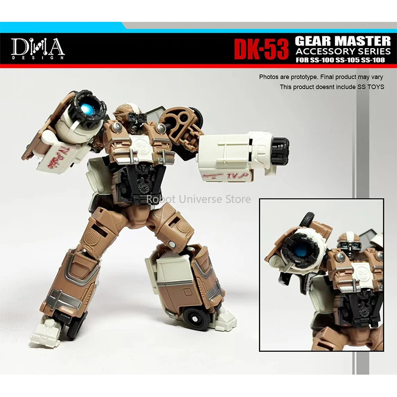 DNA DK-53 dk53 Upgrade Accessory Kit for Transformers SS100 Bumblebee, SS105 Mirage, SS108 Wheeljack