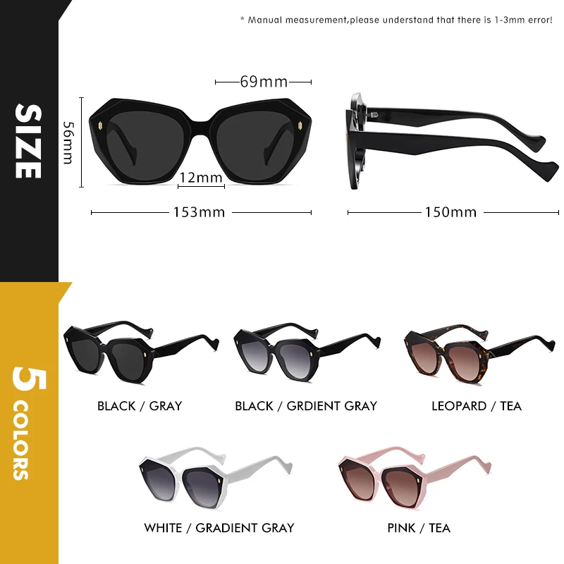 LIOUMO, gafas de sol de diseño de marca de lujo para mujer, gafas polarizadas de moda para hombre, gafas de conducción antideslumbrantes, gafas de té degradado zonnebril