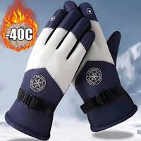 Gift Multicolor Winter Ski Gloves Windproof Waterproof Touch Screen Gloves Full Finger Thermal Ultralight Warm Mittens Snowboard