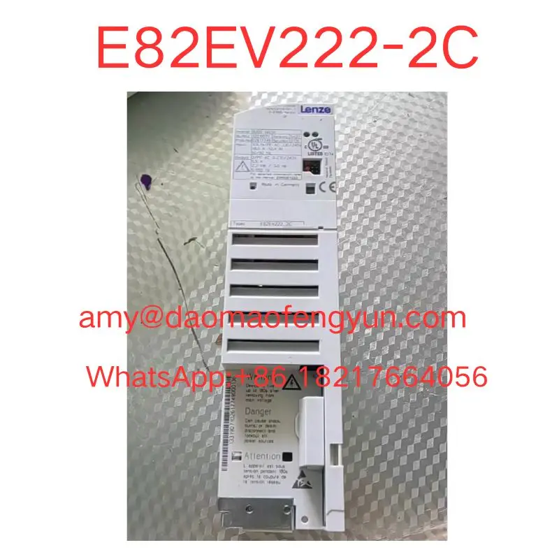 

Second-hand E82EV222-2C Inverter 2.2kw 220V tested ok fast shipping