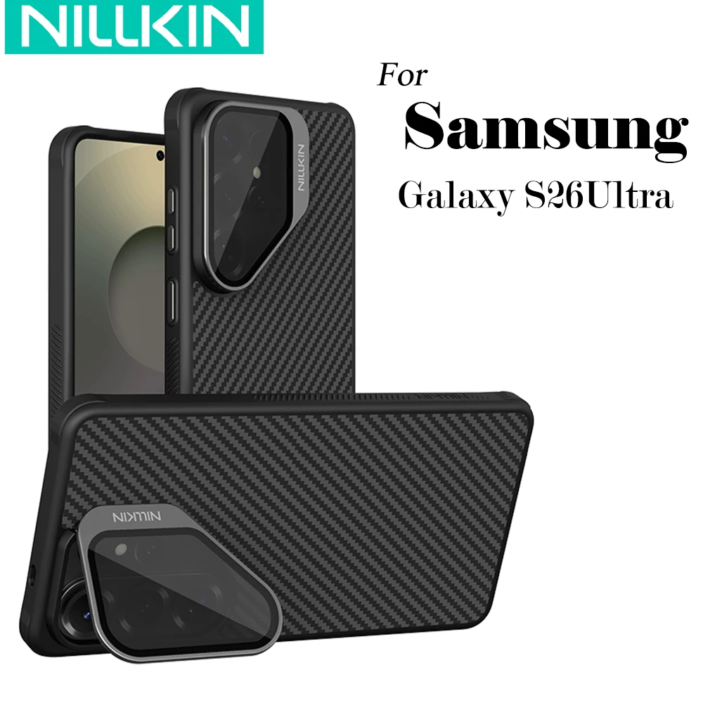 NILLKIN For Samsung Galaxy S26 Ultra Magnetic Camera protection bracket Phone Case