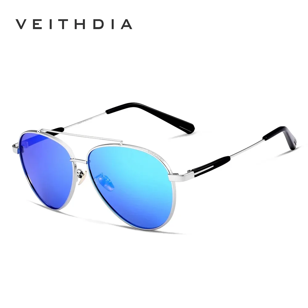

Солнцезащитные очки VEITHDIA Fashion Polarized Pilot, с поляризационными линзами UV400, для активного отдыха, оправа из нержавеющей стали, для мужчин и женщин, FA2844