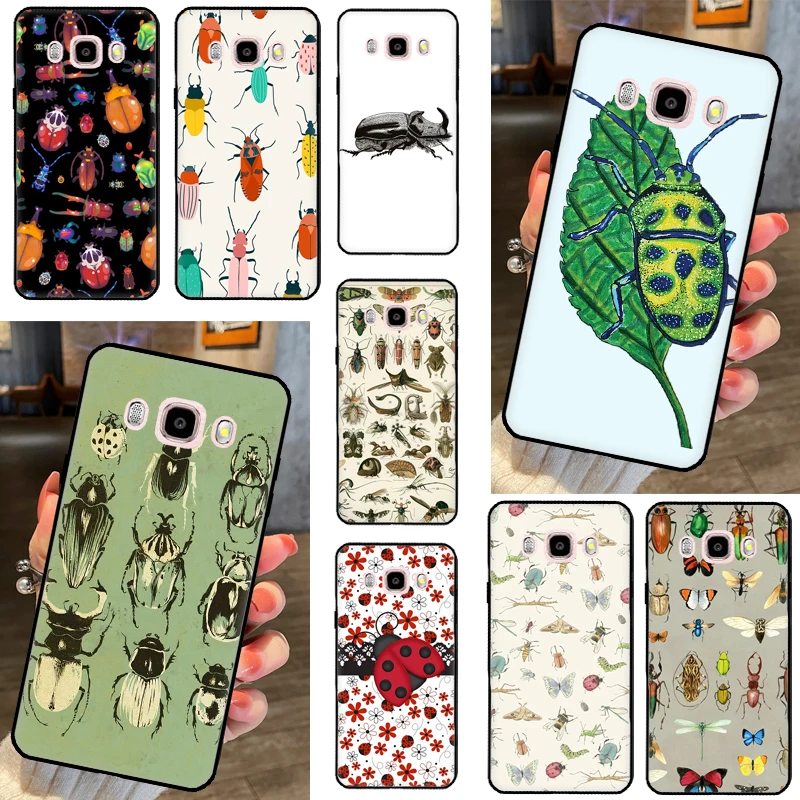 Beetles Insects Case For Samsung Galaxy J1 J3 J5 J7 2016 A3 A5 2017 A7 A9 J8 J4 J6 A6 A8 Plus 2018 Cover