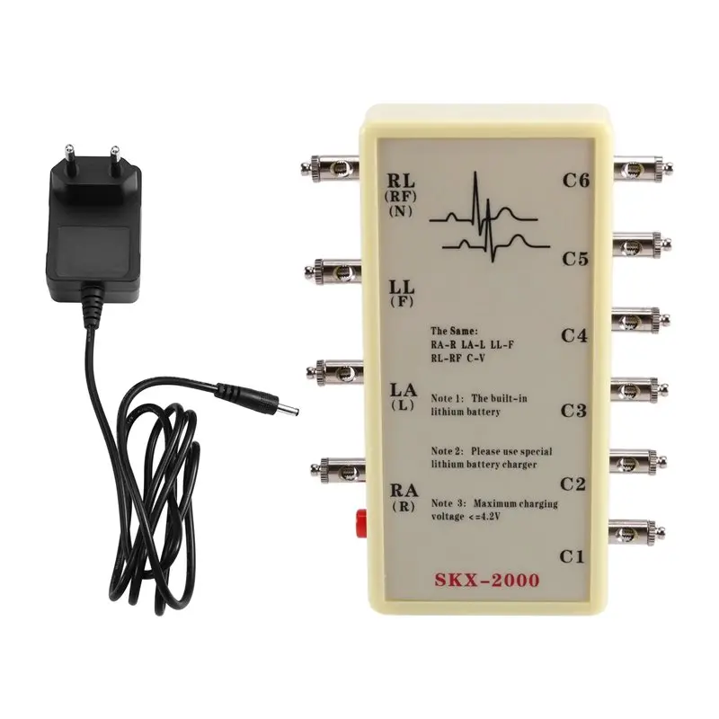 جديد التكنولوجيا ECG إشارة مولد SKX-2000A ECG المحاكي ECG محاكي لخطيط القلب الكهربائي محاكاة الاتحاد الأوروبي التوصيل أداة