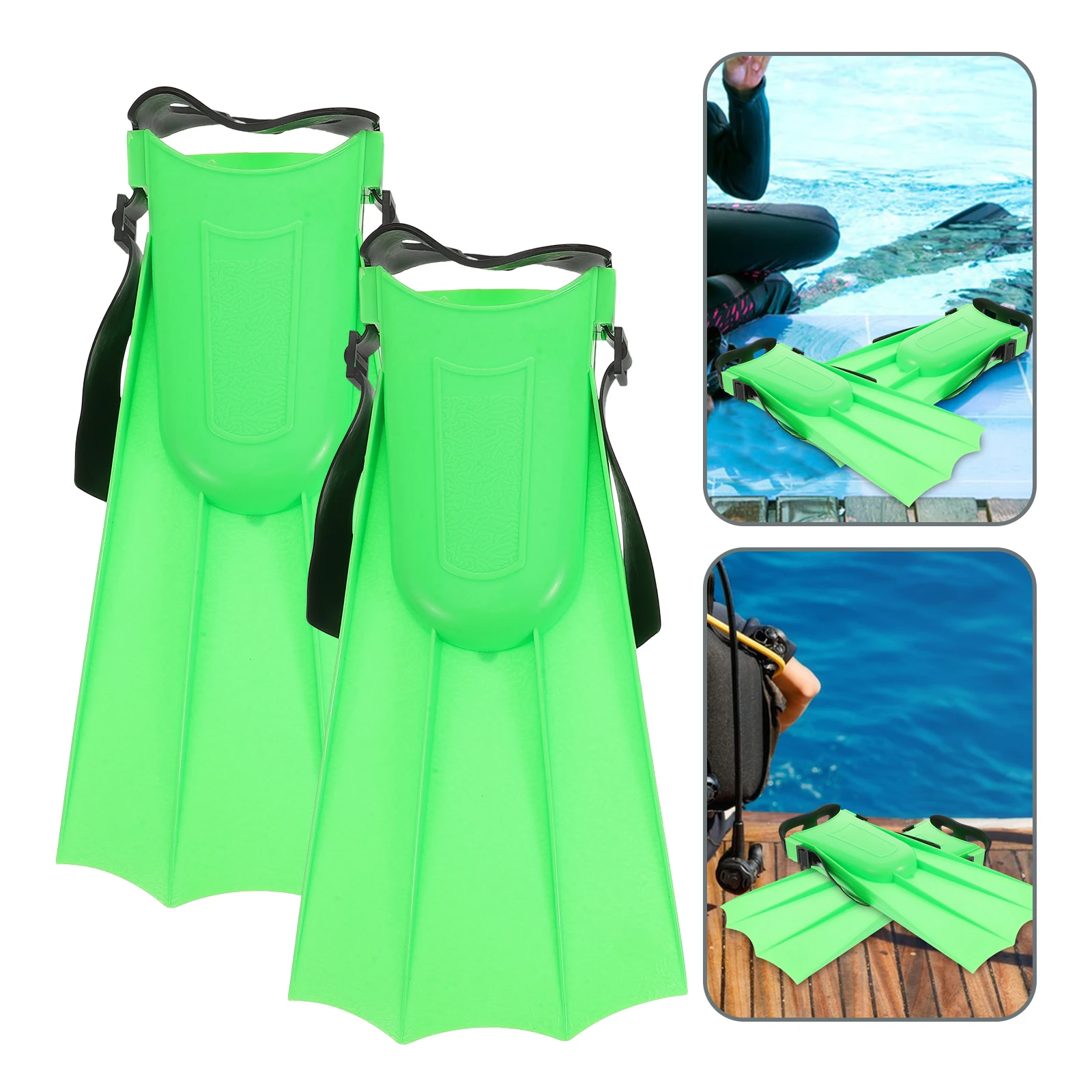 

That Diving Fins Snorkeling Adult Travel Training Silica Gel Flippers for Beginners