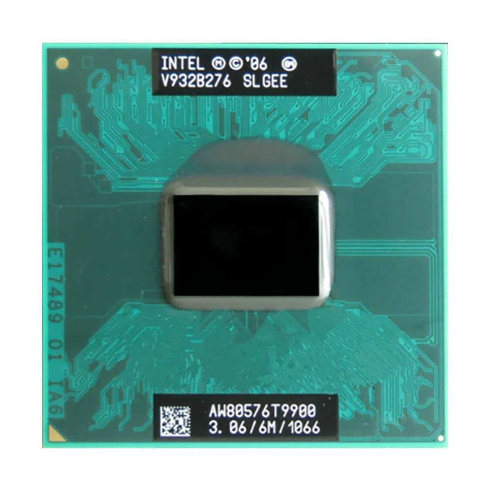 Core 2 Duo T9900 T9800 T9600 T9550 T9500 T9400 T9300 T8300 2-Core 2-Thread Notebook CPU Laptop Processor 35W Socket P