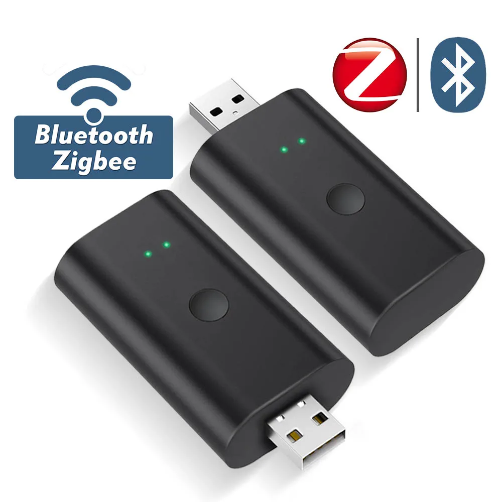 USB Zigbee Gateway Bluetooth-compatible & Zigbee Support Remote Control via Tuya/Smart Life App Garden Smart Home Automation Hub