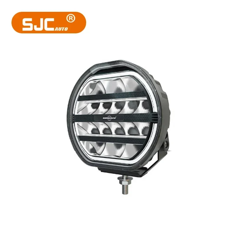 

Pickup Truck Wrangler 9-inch 12V 172W 11100LM IP67 Round Spotlights LED Driving Lights Off-road 4X4 Work Lamp