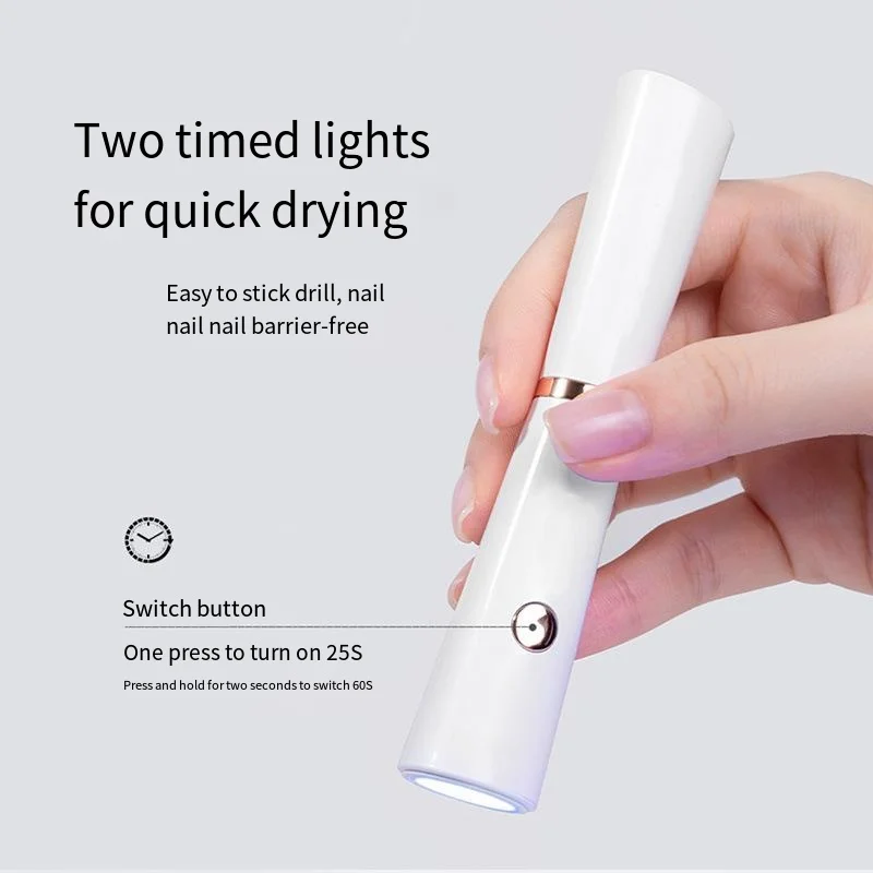 Mini secador de uñas con 9 luces LED, lámpara UV portátil, máscara de Gel, herramienta de manicura de secado rápido, Máquina secadora de uñas, herramientas, luz, 1