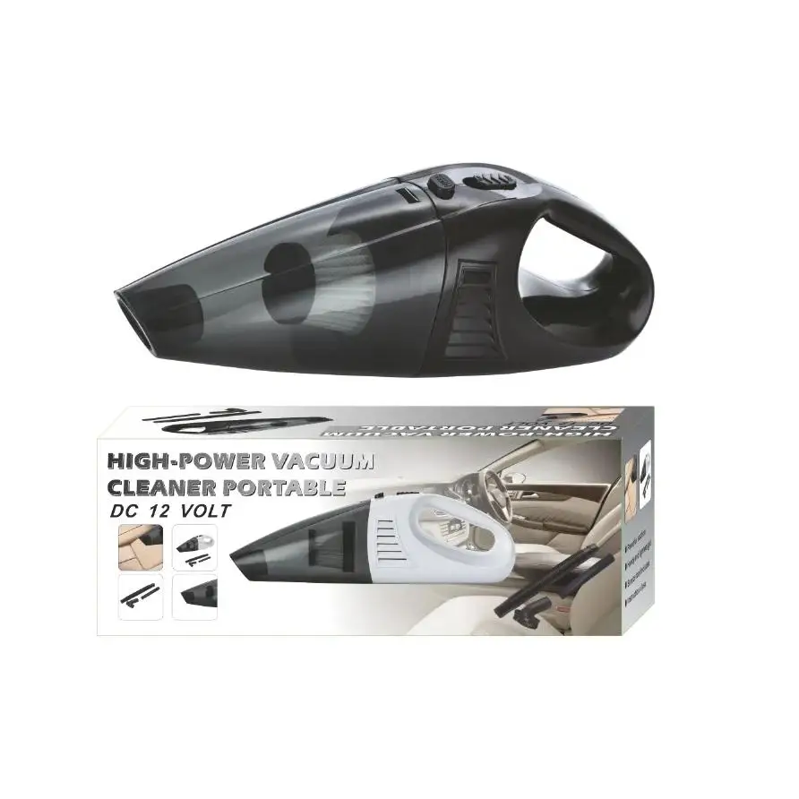Aspirador de Coche de Alta Potencia. Conexión por Cable al Mechero del Coche, Potente Succión, Práctico y Ligero. Coche. CAR VACUUM.