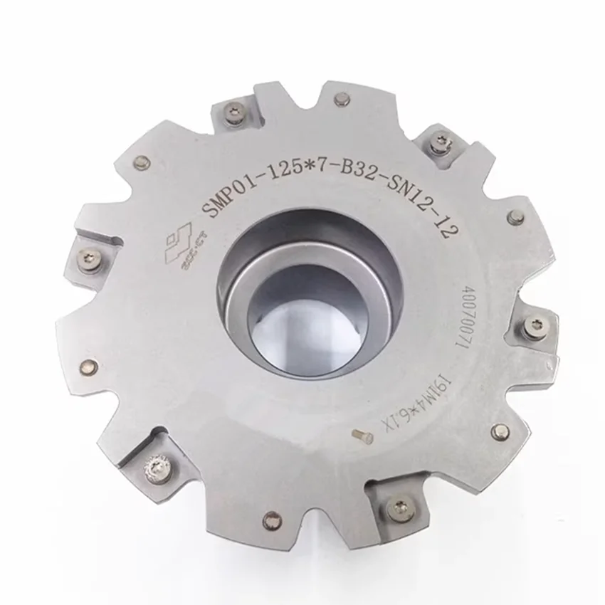 

SMP01-125*7-B32-SN12-12/SMP01-160*6-B40-SN12-16/SMP01-160*8-B40-SN12-16 ZCC.CT Three sided edge milling tool Milling cutter disc