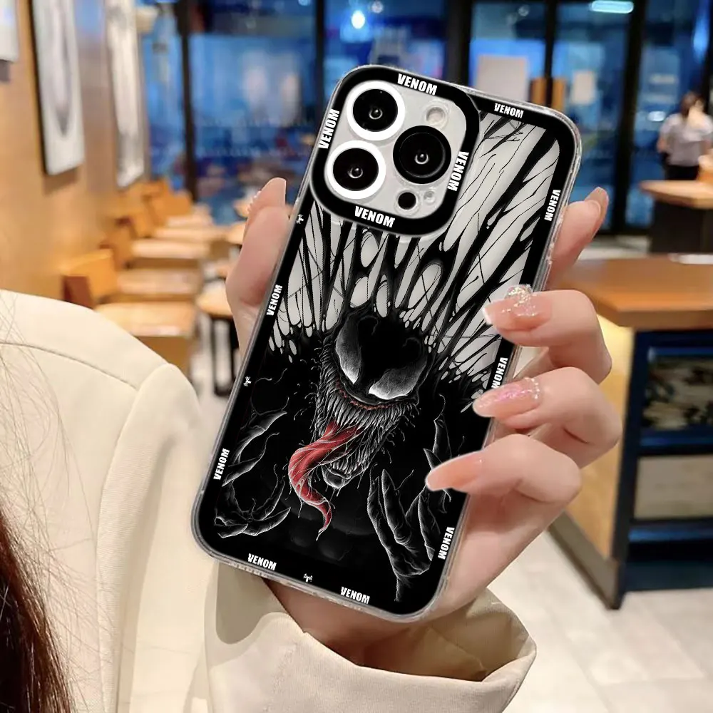 

Marvel Venom Loki Clear Phone Case For Infinix TECNO POVA 2 3 5 SMART 6 7 8 NOTE 10 11 12 G96 30 30I 40 CAMON 19 20 VIP Case