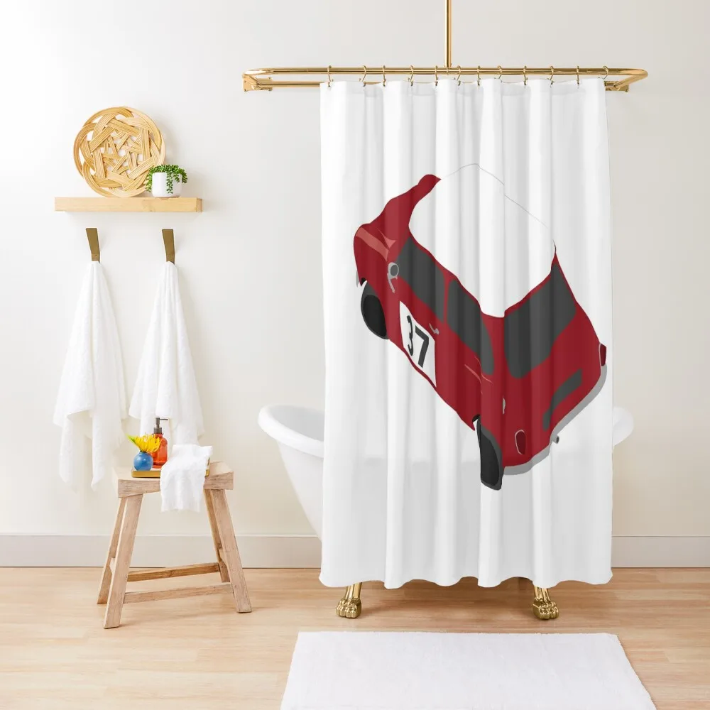 

Austin Mini Cooper Rally Car Shower Curtain Bathroom Fabric For Bathrooms Modern Bathroom Accessories Shower Bathroom Curtain
