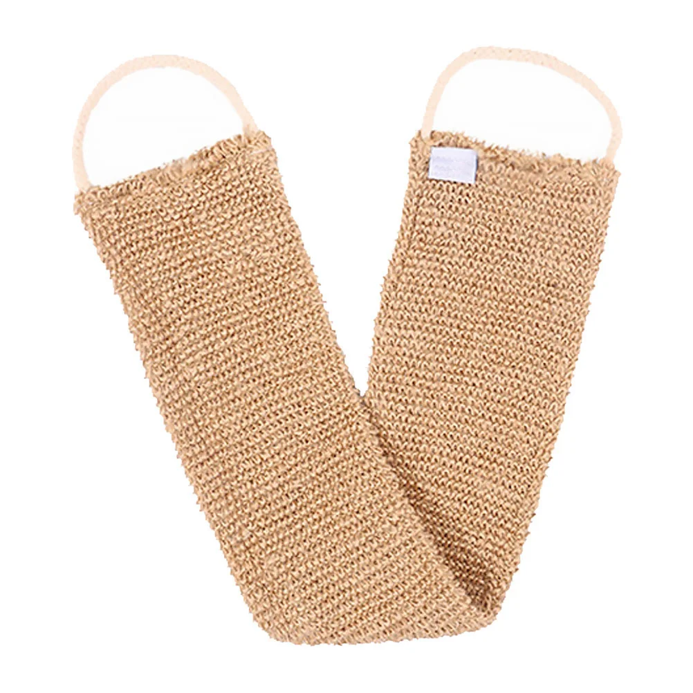 

Natural Ramie Jute Bath Towel Exfoliating Body Scrubber Back Cleaning Shower Strap Eco Friendly Bath Supply Skincare Essential