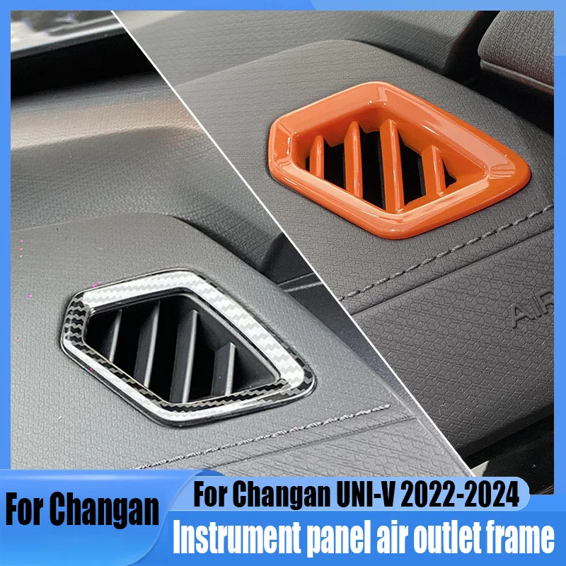 

For Changan UNI-V 2022 2023 2024 Decorative frame for the air outlet of the central control dashboard