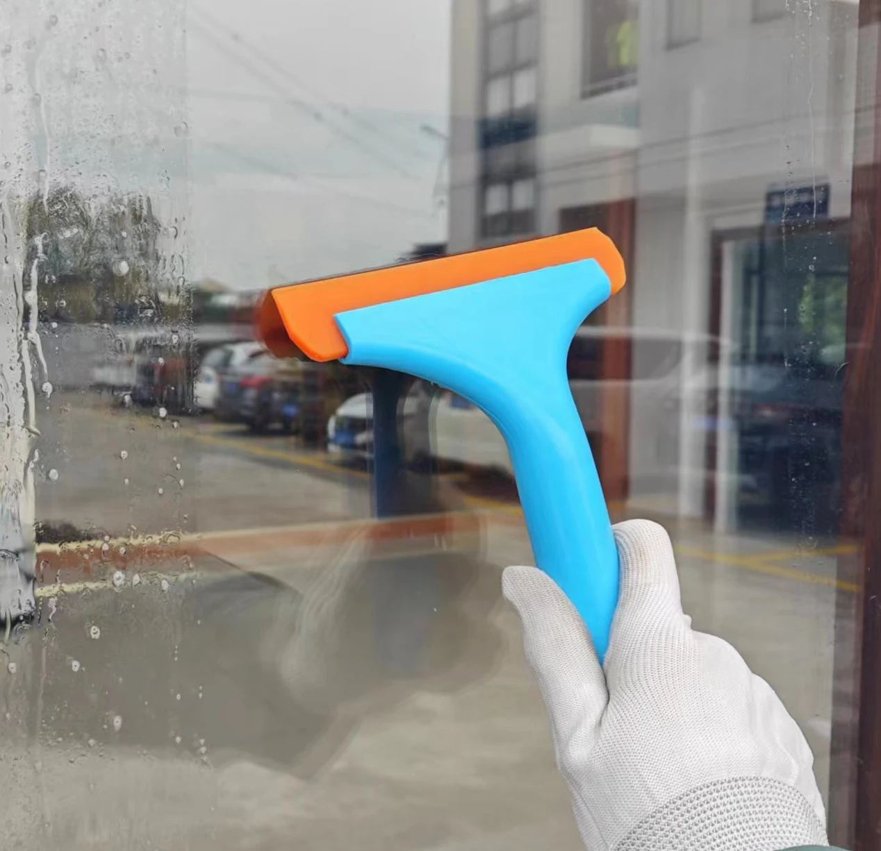 Super Flexible Silicone Squeegee, Auto Water Blade, Water Wiper Shower, Mini squeegee for car mirror, Windshield, Window Clean