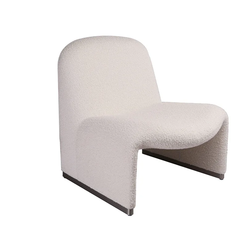 

Flannel living room casual sofa chair cream wind