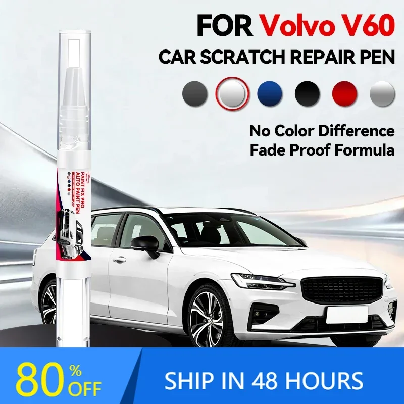 Bolígrafo de Reparación de Pintura P1 SPA para VOLVO V60 2010-2025, Eliminador de Arañazos, Accesorios para Auto, Negro, Blanco, Azul, Rojo