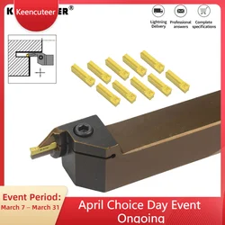 FGHH FGHH320/325R 25/30 48/60 75/100 End Face CNC Lathe Arbor Inner Hole Grooving Turning tool holder carbide insert FGD/FMM300R