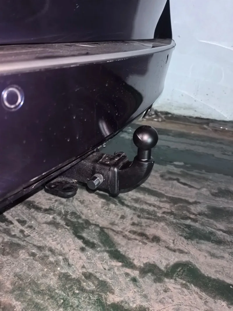 Car Trailer Solid Forged Rogue Hook Trolley Ball American 2-inch Square Mouth Seat Traction Hook Rear Off